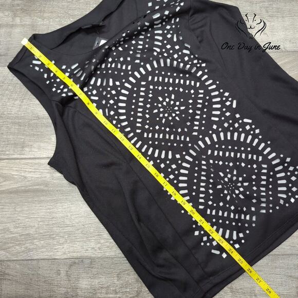 Worthington Sleeveless Layered Top Size XL - Picture 4 of 5